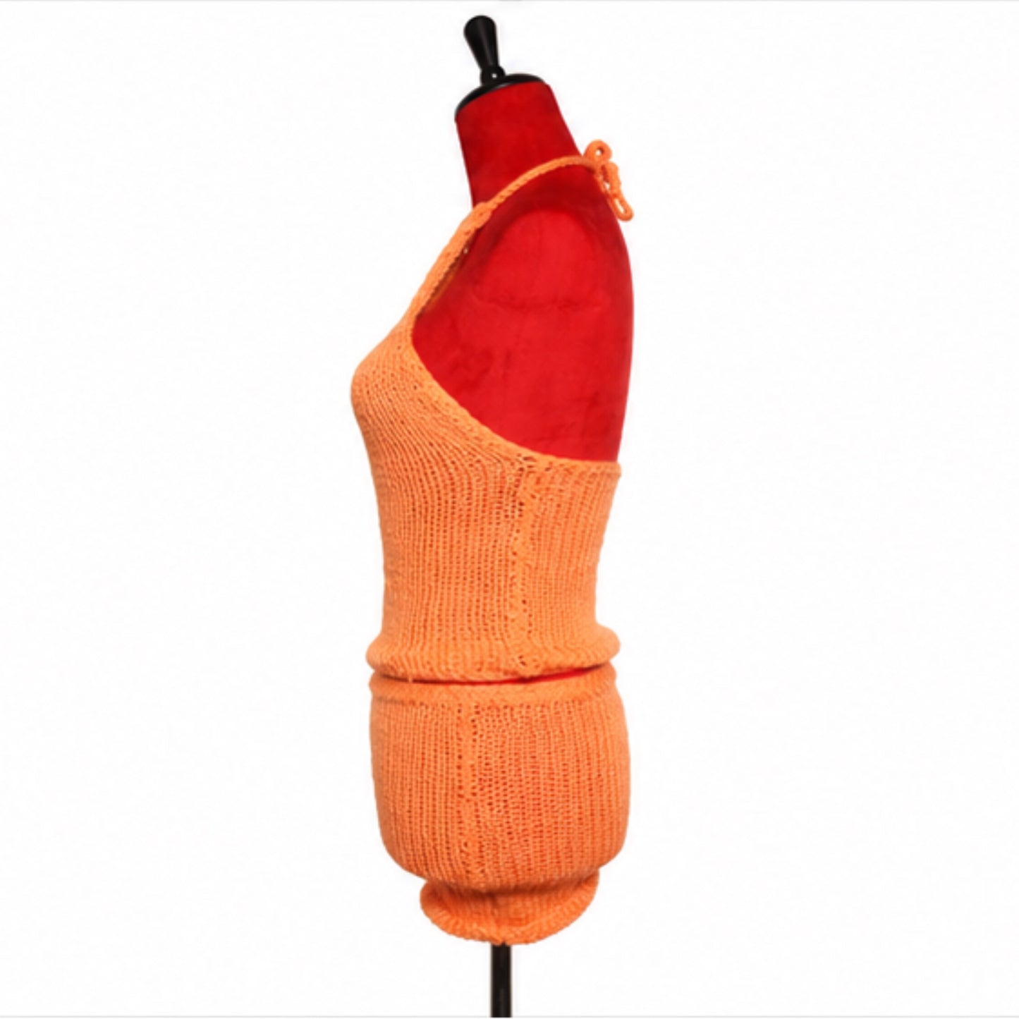 Coral knit skirt set