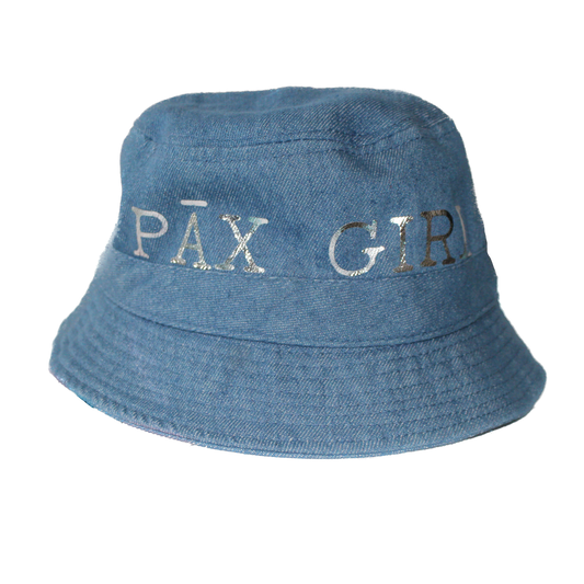 pāx girl bucket hat