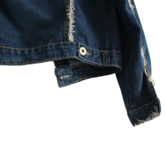 reworked denim jacket